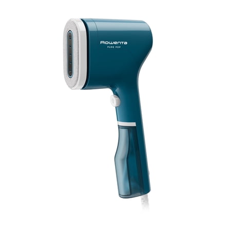 Rowenta Handheld Garment Steamer, Blue and White