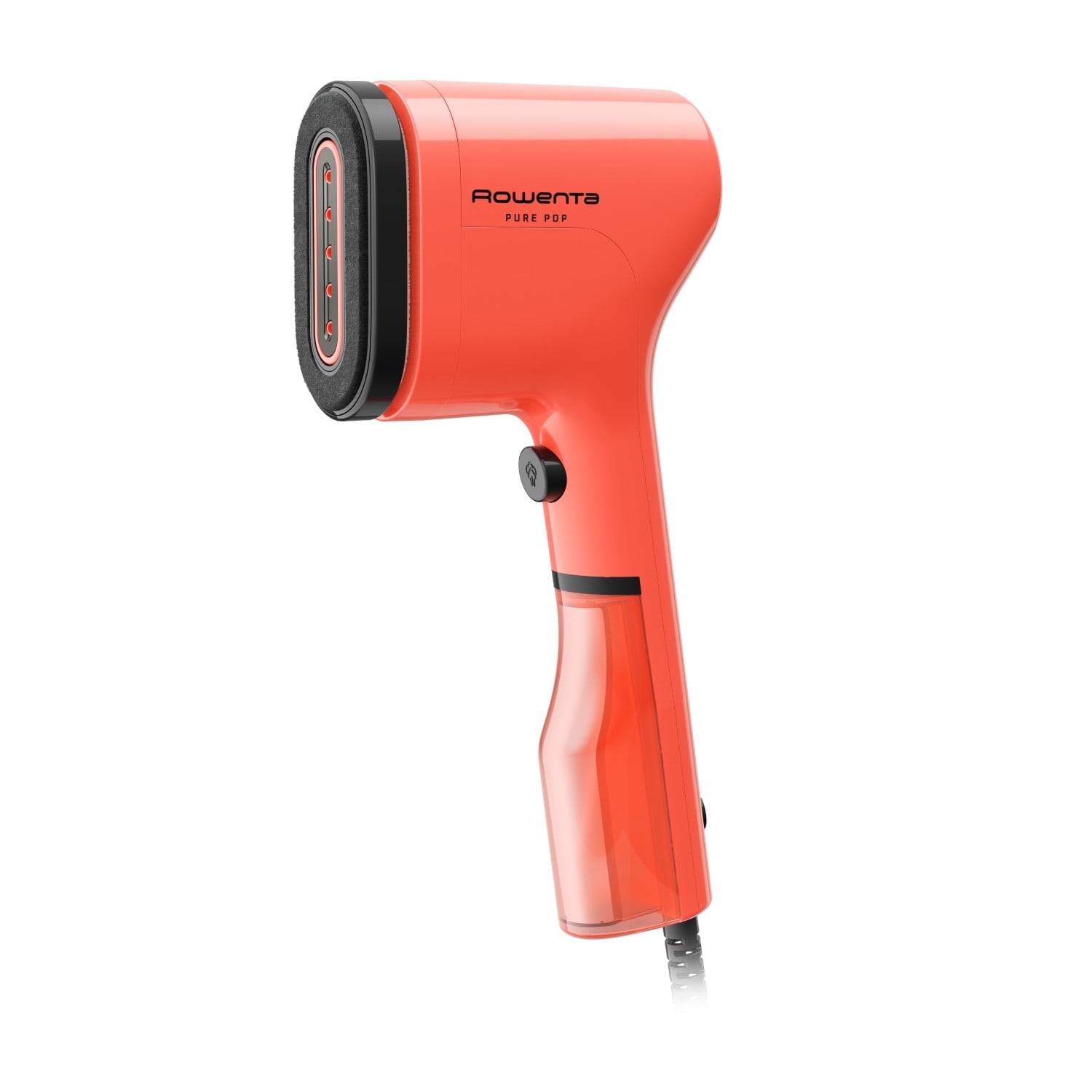 Rowenta PurePop Handheld Steamer for Clothes, 15 Second Heat Up, Travel, Garment Steamer, Red Coral, DR2022U1