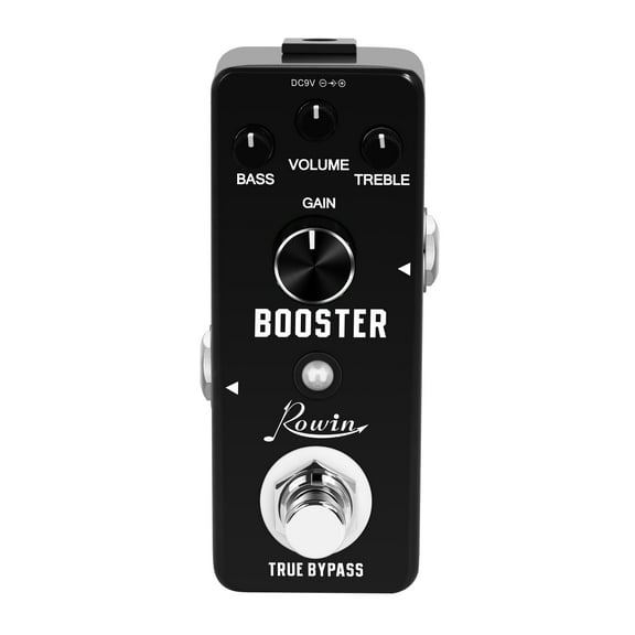 Rowin Harmonizer Digital Guitar Effect Pedal Polyphonic Pitch Shifter Harmonic for Electric Guitar Bass True Bypass LEF-3807