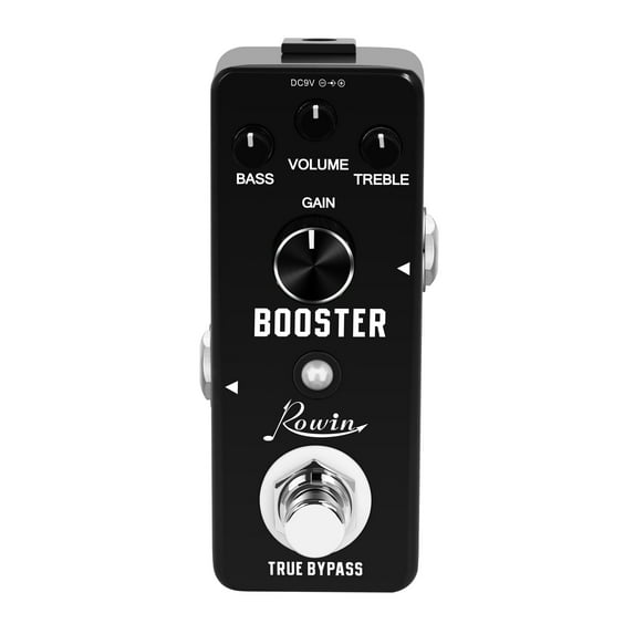 Rowin Harmonizer Digital Guitar Effect Pedal Polyphonic Pitch Shifter Harmonic for Electric Guitar Bass True Bypass LEF-3807
