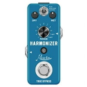 Rowin LEF-3807 Guitar Harmonizer Pedal Digital Pitch Effect Pedals Original Signal To Create Harmony/Pitch Shift/Detune