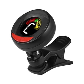 Rowin LT-21 Mini Clip-On Digital Tuner with Dual-Color Backlit LCD Display High Sensitivity Chromatic Tuning Device for Acoustic Electric Guitar Bass Violin Ukulele and More