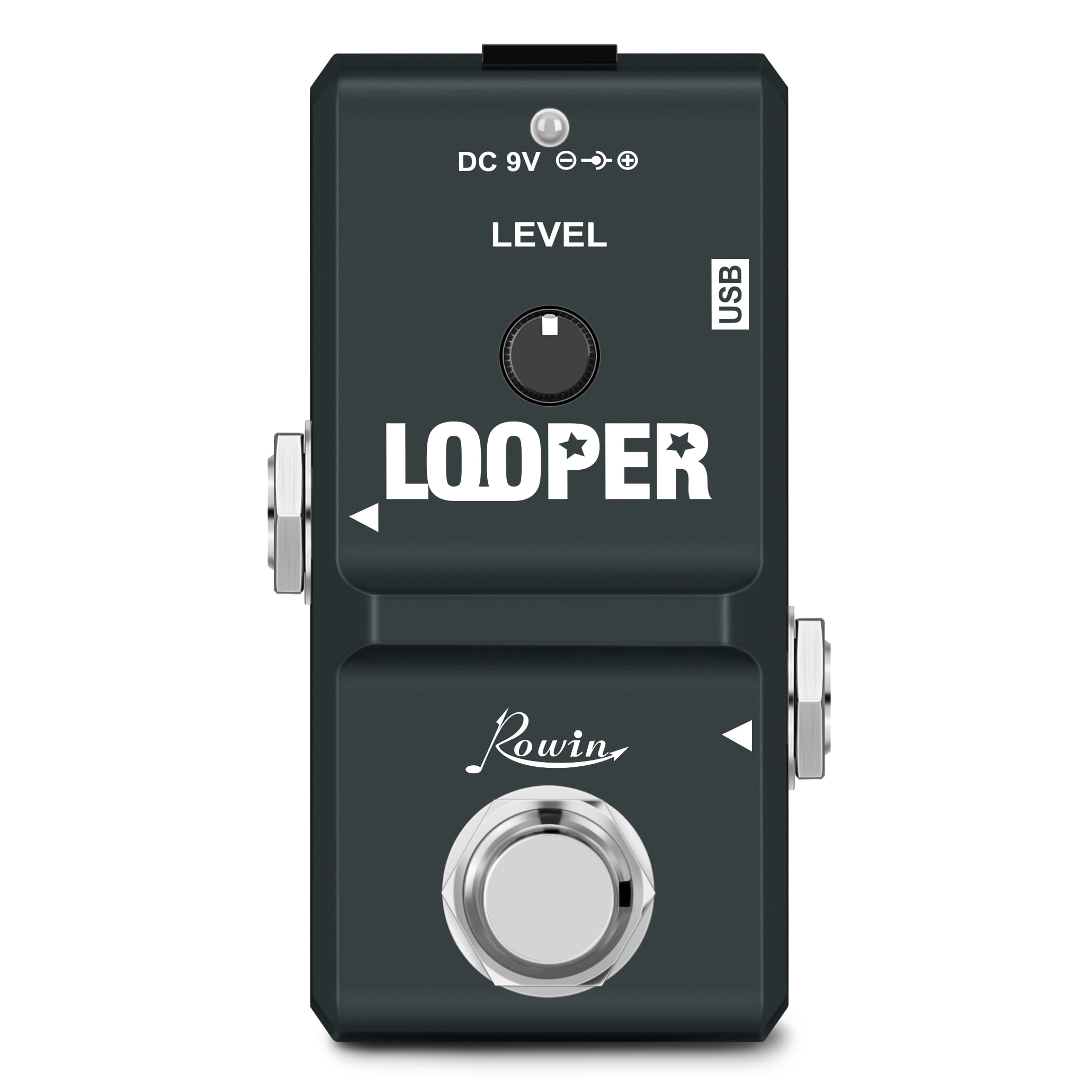 Rowin Rowin Tiny Looper Guitar Pedal with USB Cable 10 Minutes Recording Loop ...