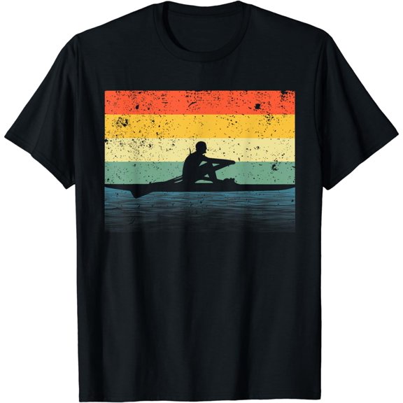 Rowing Art For Men Women Row Team Crew Boat Rower Coxswain T-Shirt