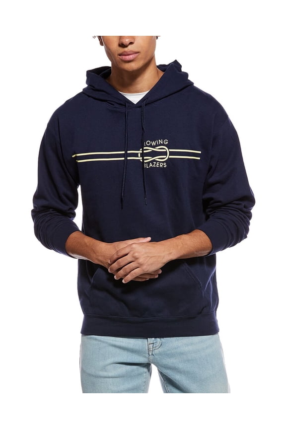 mens Knot Hoodie Classic, XL, Navy