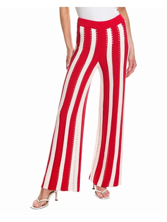 womens Knit Stripe Wool-Blend Pant, s