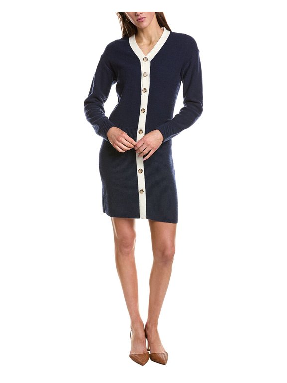 womens Wool-Blend Cardigan, xs