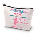 thumbnail image 1 of Rowing Cosmetic Bag Rowing Gift For Rowers I Row Like a Girl Try To Keep Up Makeup Bag Kayaking Gift Rowing Lover Gift, 1 of 6