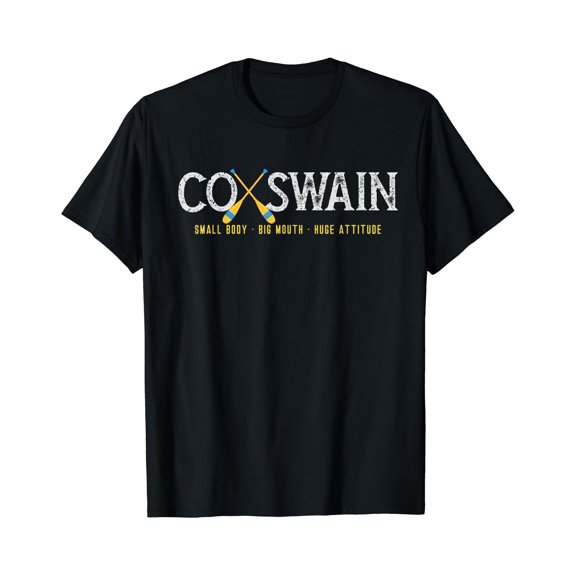 Rowing Crew Coxswain Steersman Small Body Huge Mouth T-Shirt