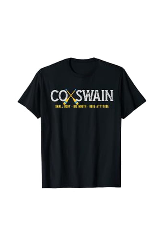 Rowing Crew Coxswain Steersman - Small Body Huge Mouth T-Shirt