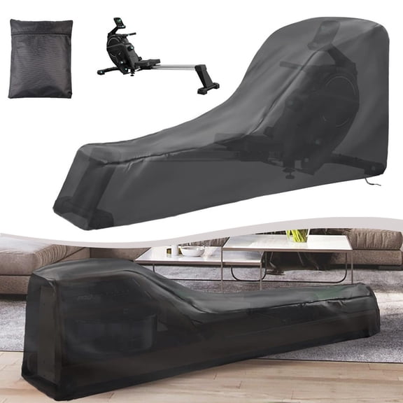 Rowing Machine Cover 210D Waterproof Windproof Compatible with for concept 2 241*102*61Cm