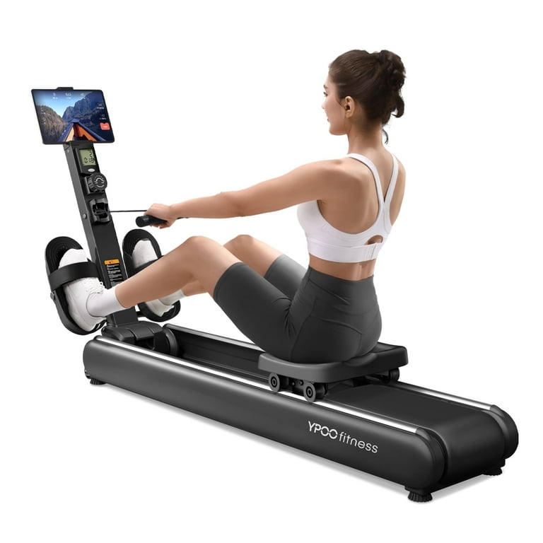 YPOO Rowing Machine, Magnetic Rower Machine for Home, 16 Levels of