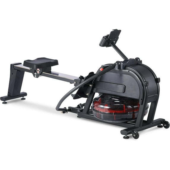 Rowing Machine, Magnetic Rowing Machine with 16 Levels of Quiet Dual Slide, Rowing Exercise Equipment for Home Use, App Compatible, 350lb Weight Capacity