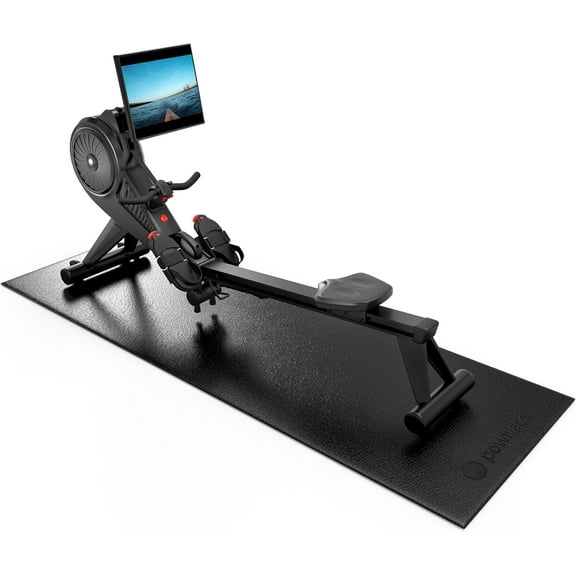 Rowing Machine Mat, Treadmill Mat for Carpet & Hardwood Floors - Rower Mat for Rower, Exercise Equipment, Gym Equipment