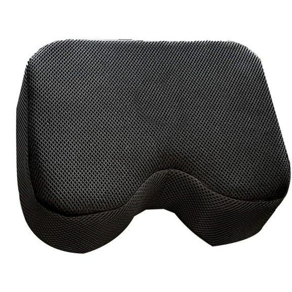 Rowing Machine Seat Cushion, Furenl Extra Large Gel Cushion Cover Stationary Recumbent Rowing Resistance Thicken Memory Foam Seat Cushion, Black