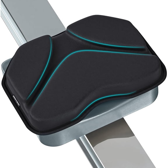 Rowing Machine Seat n Compatible with Concept 2 Rower- Gel Seat Pad Also Compatible with Hydrow, Peloton and More Rowing Machines - Ideal Rower Accessories