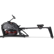 Rowing Machine Workout, Rowing Exercise Machine, 16 Levels Adjustable Dual Resistance, LCD Monitor, Dual Slide Rail, Magnetic Rowing Machine for Home Use, App Compatible, 350 LB Weight Capacity
