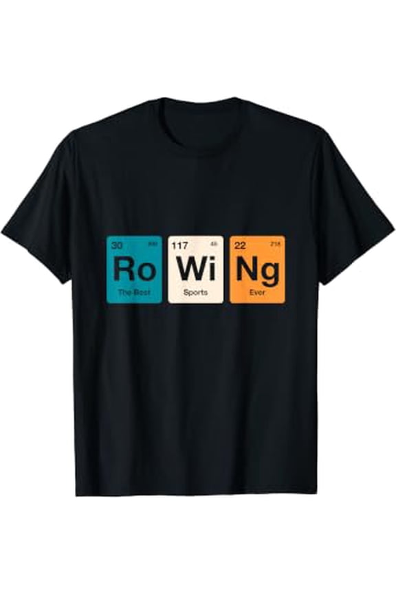 Rowing Periodic Table of Elements Rower Row Team T-Shirt