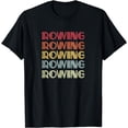 thumbnail image 1 of Rowing Retro Style Design For Rower T-Shirt, 1 of 4