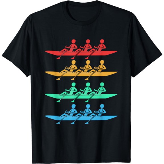 Rowing Retro Style For Rower T-Shirt