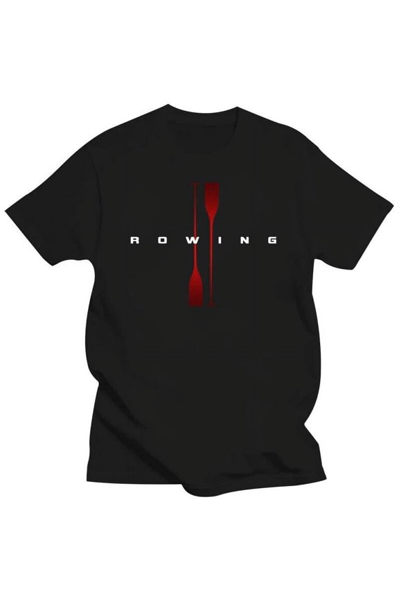 Rowing Rower Boating T Shirts Graphic Cotton Streetwear Short Sleeve Birthday Gi