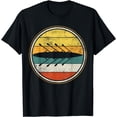 thumbnail image 1 of Rowing Rower Retro Vintage T-Shirt, 1 of 4
