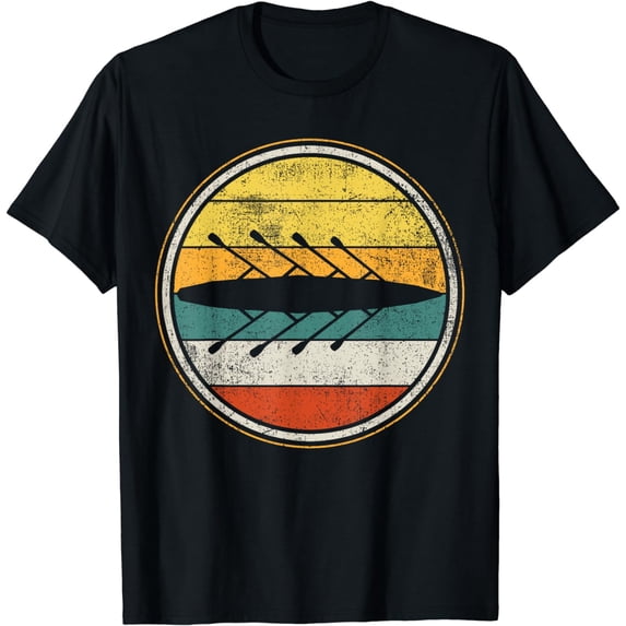 Rowing Rower Retro Vintage T-Shirt