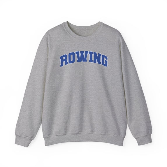 Rowing Rower Row Sweatshirt Gifts Crew Neck Shirt Long Sleeve Unisex