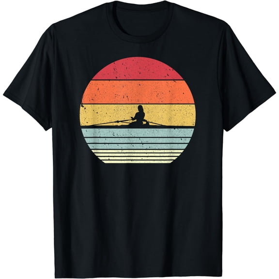 Rowing Shirt. Retro Style T-Shirt For Rower