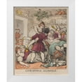 thumbnail image 1 of Rowlandson, Thomas 12x14 White Modern Wood Framed Museum Art Print Titled - Christmas Gambols, 1 of 4