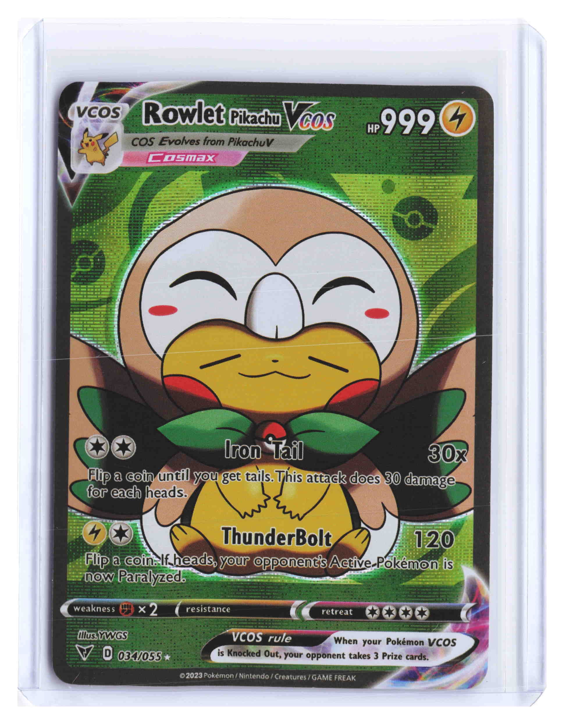 is rowlet a rare pokemon card - SM01 Holo Promo Colorless Wind Shard This attack does 60 damage to 1 of your opponents Benched Pokmon Rowlet | Pokdex