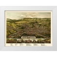 thumbnail image 1 of Rowley 14x12 White Modern Wood Framed Museum Art Print Titled - North Adams Massachusetts - Rowley 1881, 1 of 4