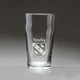 thumbnail image 1 of Rowley Irish Coat of Arms Pub Glasses - Set of 4 (Sand Etched), 1 of 2