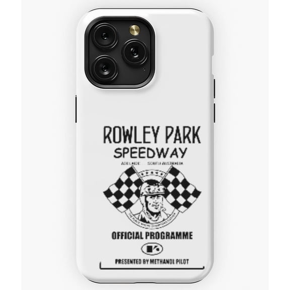 Rowley Park Speedway Vintage Australian Race Track A1118 Phone Case for iPhone 11 to 17 Pro Max