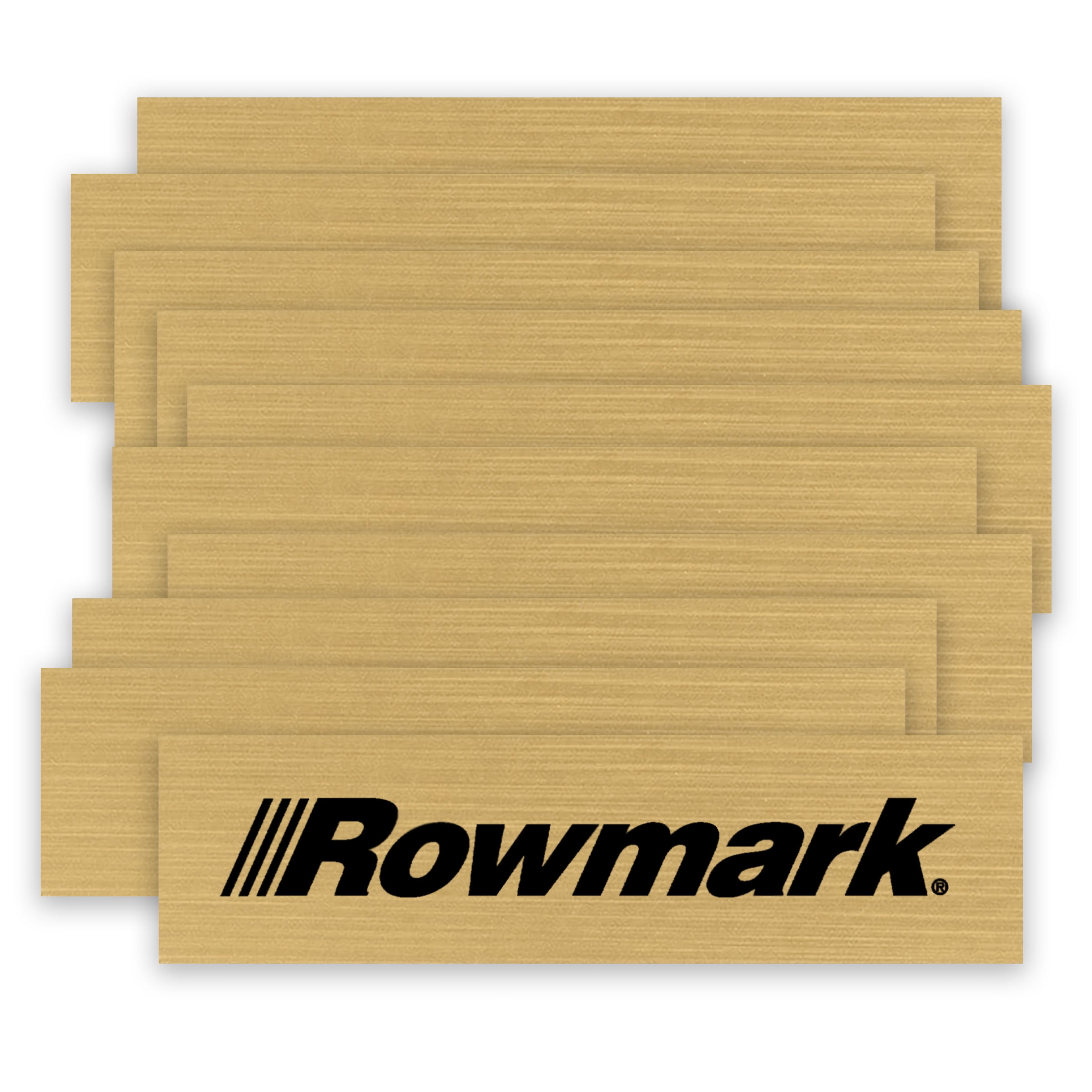 Rowmark Acrylic Name Plate Inserts, Two-Ply Desk & Nameplate Blanks for ...