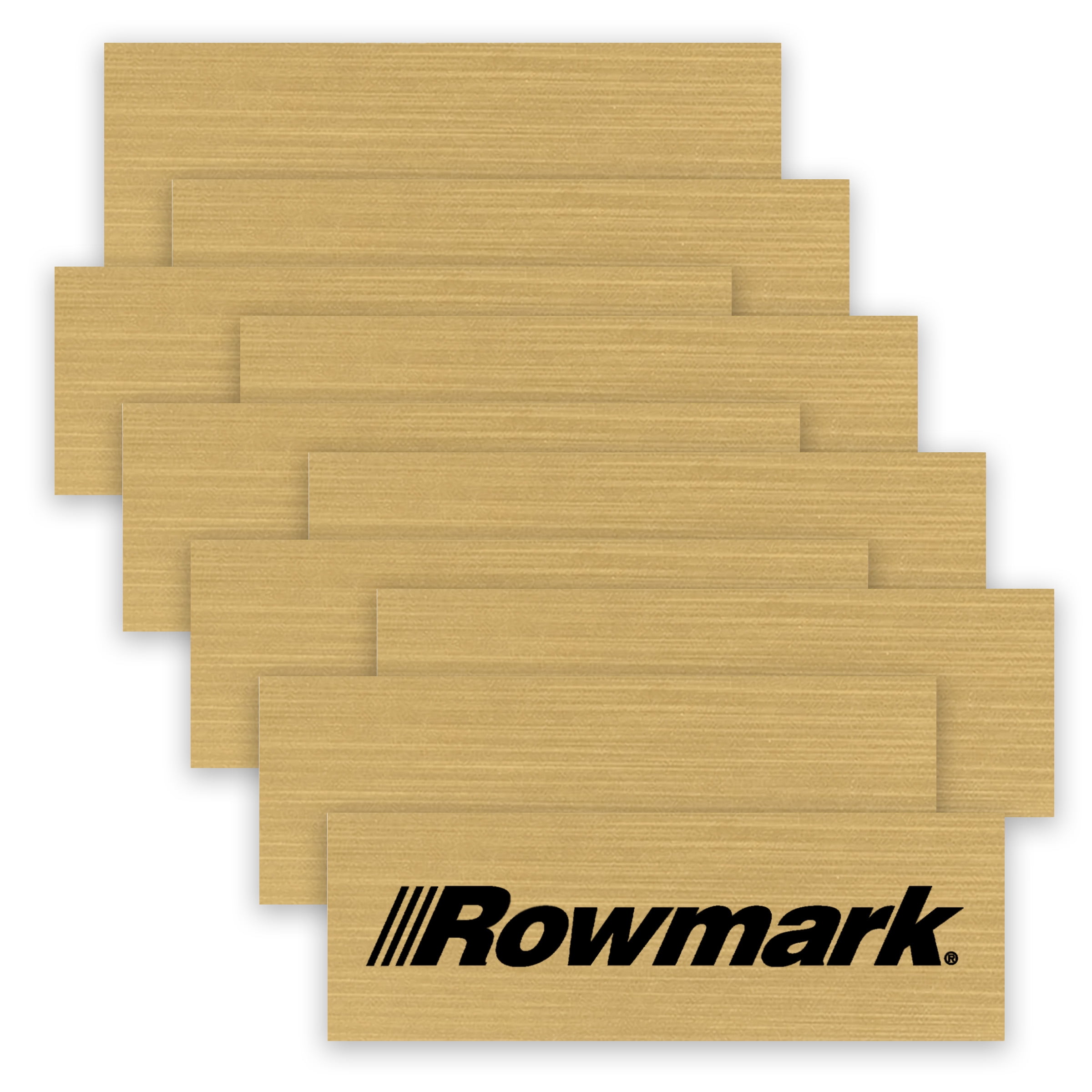 Rowmark Acrylic Name Plate Inserts, Two-Ply Desk & Wall Plates ...