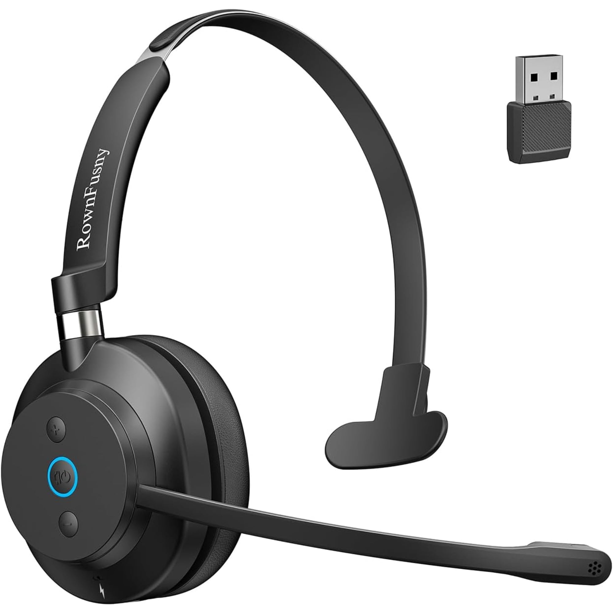 Rownfusny R03U USB Headset With Noise-Canceling Mic (Pc/Laptop)