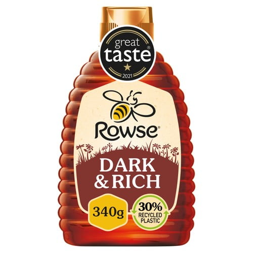 Rowse Dark & Rich Honey 340g, British Import (Pack of 2)