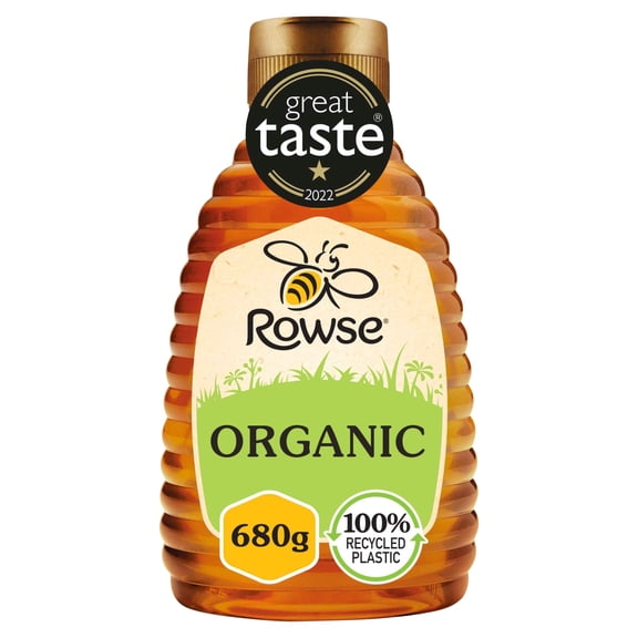 Rowse Organic Squeezy Honey 680G, Imported from Britain