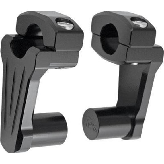 Rox Speed Fx 4R-P2CC01 Pivoting Handlebar Riser - 2in. Rise - Black
