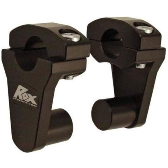 Rox Speed FX Elite Series Pivot 1-1/8" Handlebar Riser - 2in Rise - Black 1R-P2PPK, Made in the USA By Brand Rox Speed FX