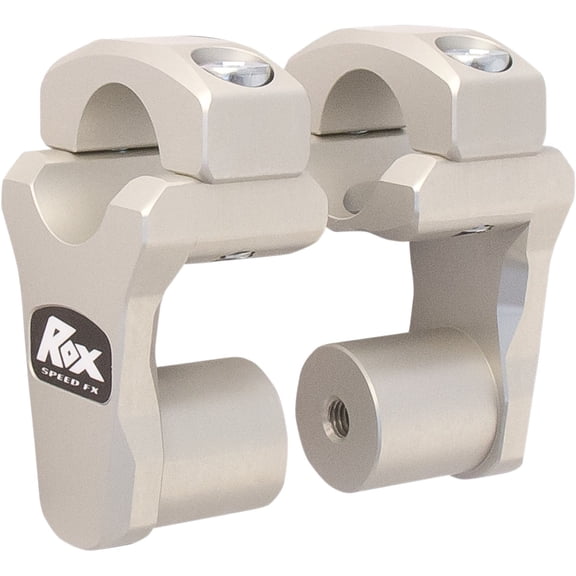 Rox Speed FX Elite Series Pivot Handlebar Risers, Billet Aluminum, Anodized, 2" Rise, Fits 7/8" & 1-1/8" Bars (1R-P2PPA)