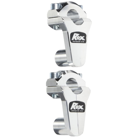 Rox Speed Fx 2In Pivoting Riser For 78In Handlbar Natural Aluminum 1Rp2Ssn