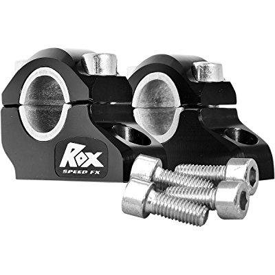 rox speed fx pro-offset block riser - 1in.-1-1/4in. rise - black 3r-b12poek