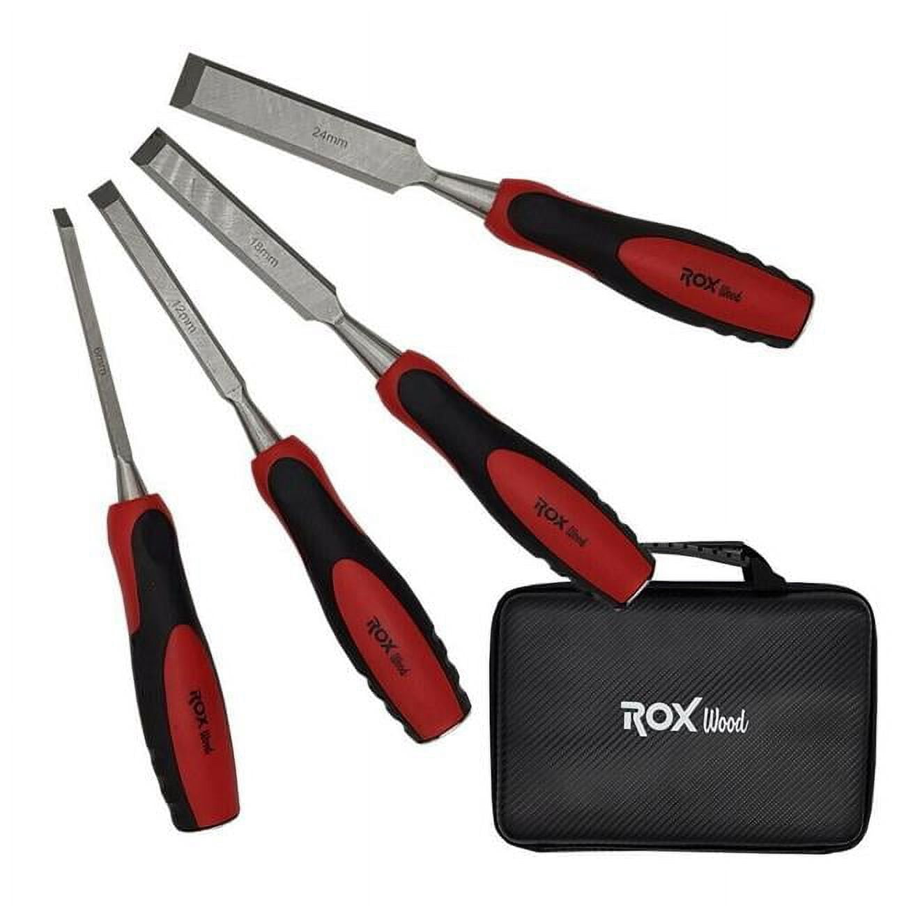 Rox Wood ROX-15399039-4PC Wood Chisel in Special Design Eva Bag - 4 ...