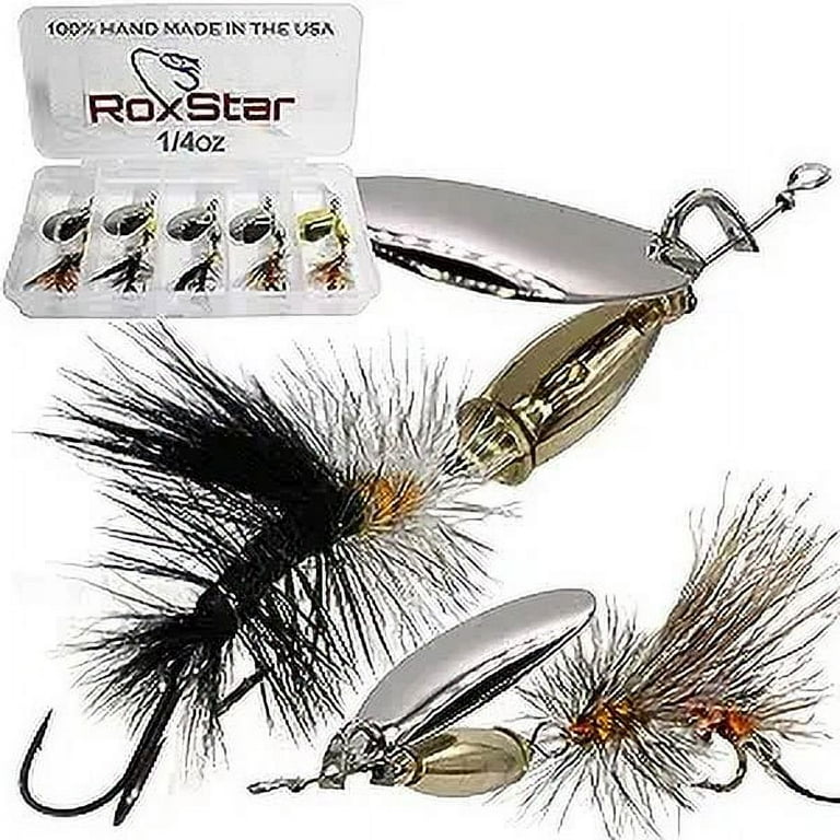RoxStar 1/4oz Series 1 Fly Strikers | Hand-Crafted in The USA | Most  Versatile Fishing Spinner Ever!