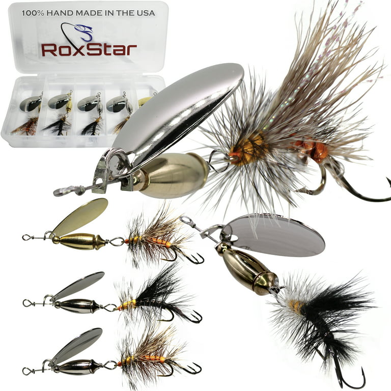 Old fishing lures to spinners for Trout or pike fishing .