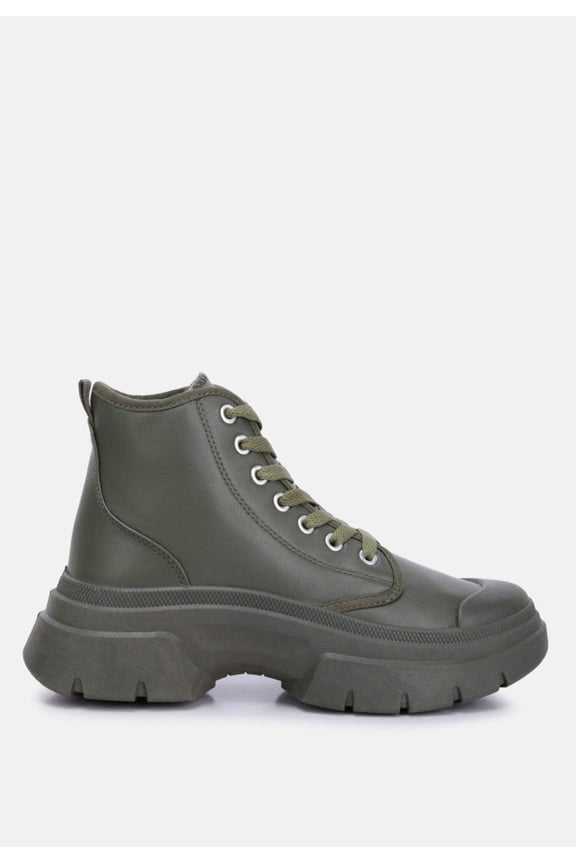 Roxane Chunky Lace Up Boots