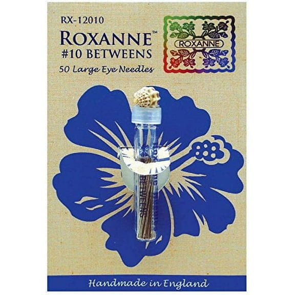 Roxanne Needles Quilting/Betweens Lg Eye Sz10 50pc