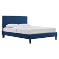 thumbnail image 1 of Modway Roxanne Performance Velvet Full Platform Bed, 1 of 10